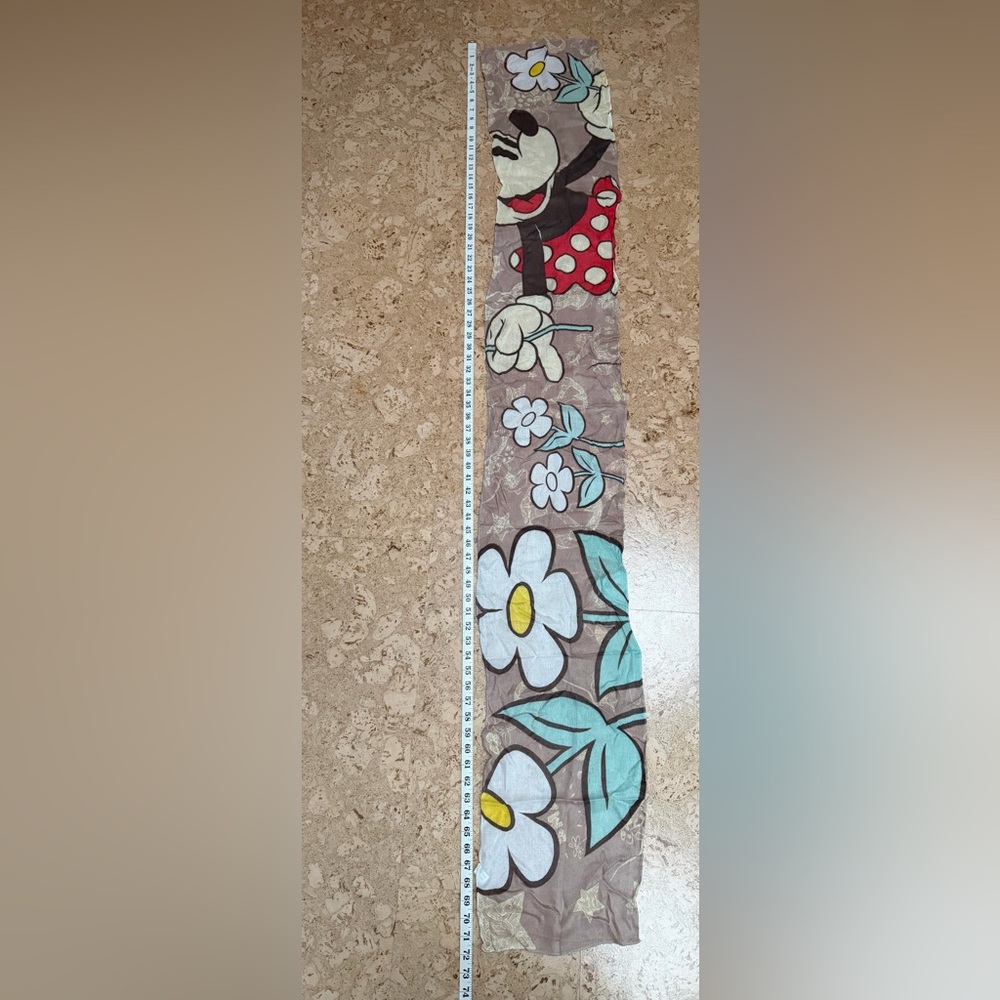 Disney Minnie Mouse Scarf and Colorful Mickey Patterned Scarf - Picture 5 of 6